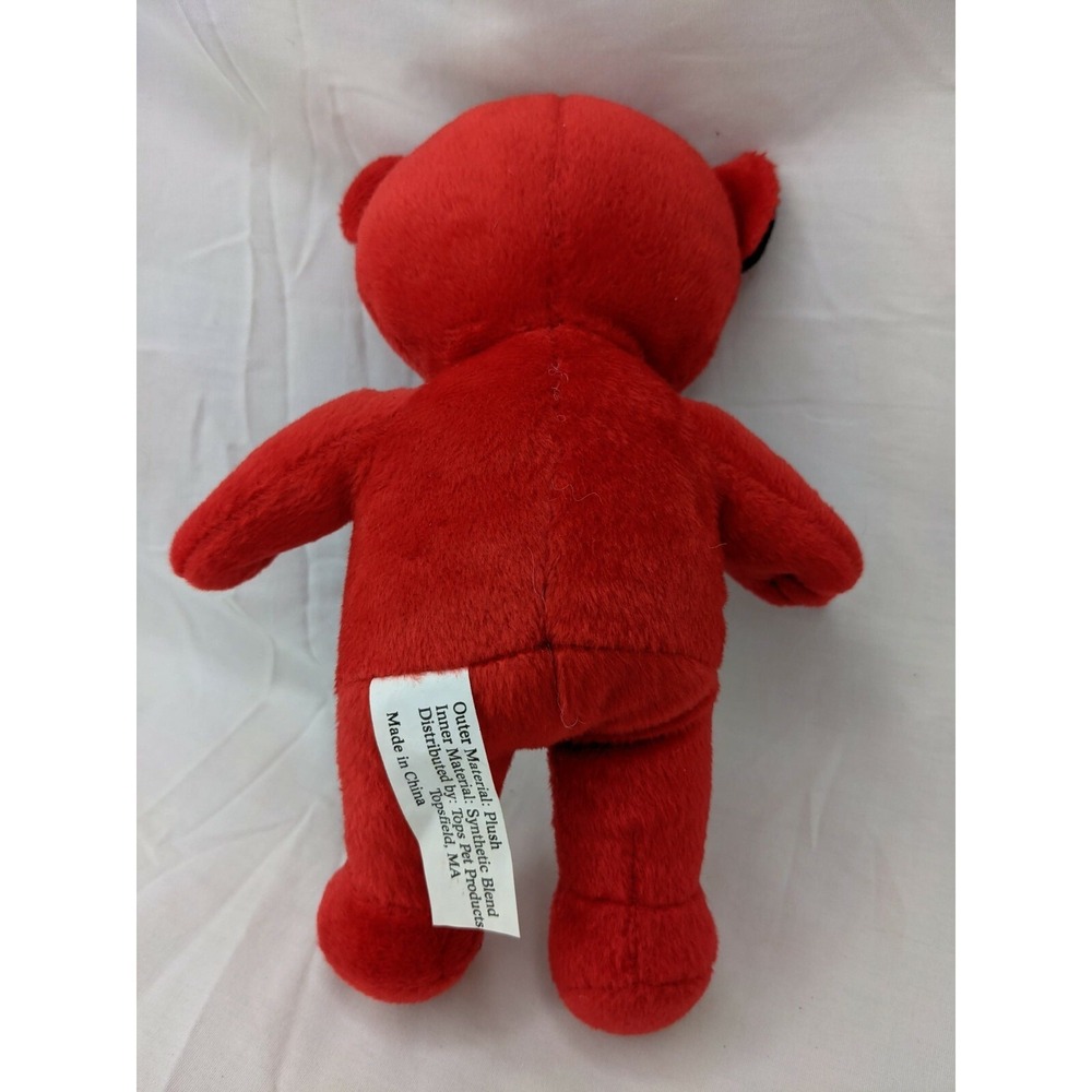 Red Devil Squeak Toy 8 Inch Top Pet Products Stuffed Animal Toy - Picture 3 of 5